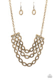 Paparazzi Accessories Repeat After Me - Brass Necklace