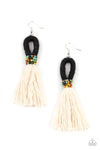 Paparazzi Accessories The Dustup - Black Earrings