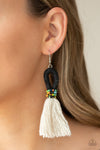 Paparazzi Accessories The Dustup - Black Earrings