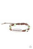 Paparazzi Accessories Roaming For Days - Green Bracelet