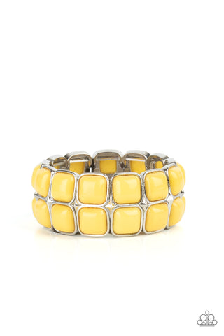 Paparazzi Accessories Double The DIVA-ttitude - Yellow[1848]