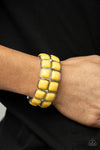 Paparazzi Accessories Double The DIVA-ttitude - Yellow[1848]