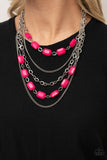 Paparazzi Accessories Standout Strands - Pink Necklace