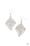 Paparazzi Accessories Your Vine Or Mine - Silver Earrings