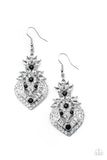 Paparazzi Accessories Royal Hustle - Black Earrings