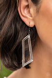 Paparazzi Accessories The Final Cut - Black Earrings