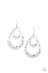 Paparazzi Accessories Museum Muse - Silver Earrings