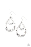 Paparazzi Accessories Museum Muse - Silver Earrings