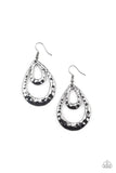 Paparazzi Accessories Museum Muse - Black Earrings