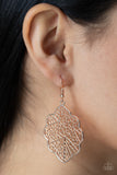 Paparazzi Accessories Meadow Mosaic - Rose Gold Earrings