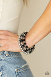 Paparazzi Accessories Gimme Gimme - Black Coil Bracelet