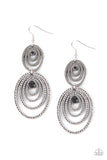 Paparazzi Accessories Cosmic Twirl - Black Earrings