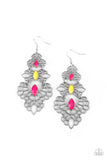 Paparazzi Accessories Flamboyant Frills - Mulit Earrings