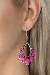 Paparazzi Accessories Flamboyant Ferocity - Pink Earrings