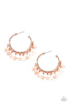 Paparazzi Accessories Happy Independence Day - Copper Earrings