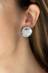 Paparazzi Accessories Double-Take Twinkle - White Earrings