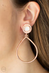 Paparazzi Accessories Fairytale Finish - Copper Earrings