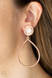 Paparazzi Accessories Fairytale Finish - Copper Earrings