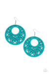 Paparazzi Accessories Tropical Reef - Blue Earrings