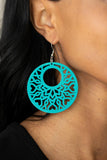 Paparazzi Accessories Tropical Reef - Blue Earrings