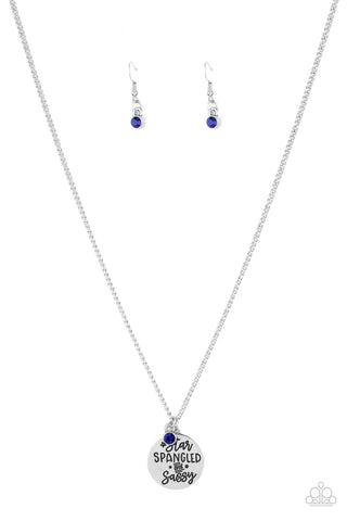 Paparazzi Accessories Star-Spangled Sass - Blue Necklace