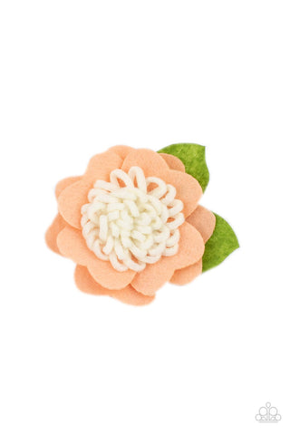 Paparazzi Accessories Homegrown Garden - Orange Hair Clip