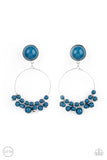 Paparazzi Accessories Cabaret Charm - Blue Earrings