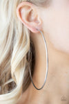 Paparazzi Accessories Colossal Couture - Silver Hoop Earrings