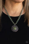 Paparazzi Accessories Sahara Suburb - Green Necklace