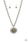 Paparazzi Accessories Sahara Suburb - Green Necklace