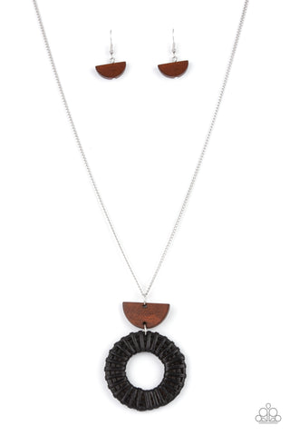 Paparazzi Accessories Homespun Stylist - Black Necklace