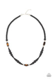 Paparazzi Accessories Stone Synchrony - Brown Urban Necklace