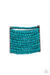 Paparazzi Accessories Waikiki Wonderland - Blue Bracelet