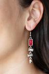 Paparazzi Accessories Modern Day Artifact - Red Earrings