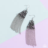 Paparazzi Accessories Cleopatras Allure - Silver Earrings