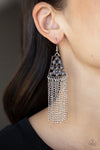 Paparazzi Accessories Cleopatras Allure - Silver Earrings