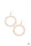 Paparazzi Accessories Glowing Reviews - Gold Earrings