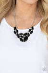 Paparazzi Accessories Glitzy Goddess - Black Necklace