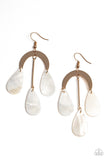 Paparazzi Accessories Atlantis Ambience - Gold Earrings