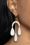 Paparazzi Accessories Atlantis Ambience - Gold Earrings