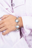 Paparazzi Accessories Date Night Drama - White Bracelet