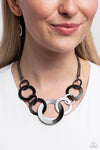 Paparazzi Accessories Uptown Links - Black Necklace