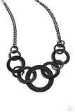 Paparazzi Accessories Uptown Links - Black Necklace