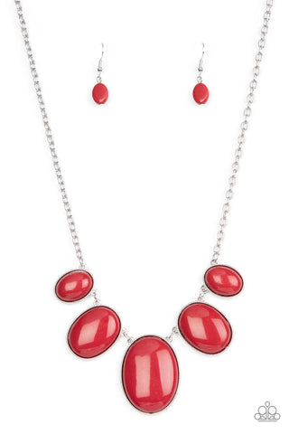 Paparazzi Accessories Vivacious Vanity - Red Necklace