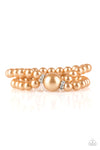 Paparazzi Accessories Romantic Redux - Brown Bracelet [602]