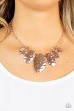 Paparazzi Accessories Cave Crawl - Rose Gold Necklace