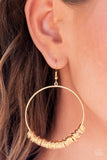 Paparazzi Accessories Retro Ringleader - Gold Earrings