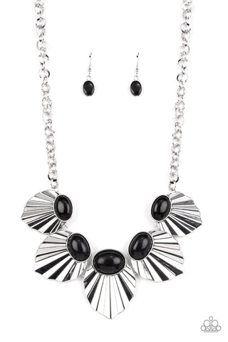 Paparazzi Accessories Fearlessly Ferocious - Black Necklace