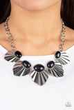 Paparazzi Accessories Fearlessly Ferocious - Black Necklace