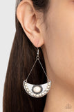 Paparazzi Accessories Canyon Canoe Ride - White Earrings